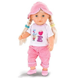 ست اسباب بازی عروسک LOVELY SISTER مدل WZJ016-2 ارتفاع 41 سانتی متر